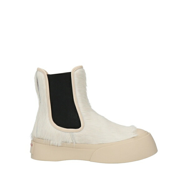 【送料無料】 マルニ レディース ブーツ シューズ Ankle boots White