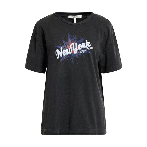 【送料無料】 ラグアンドボーン レディース Tシャツ トップス T-shirts Grey