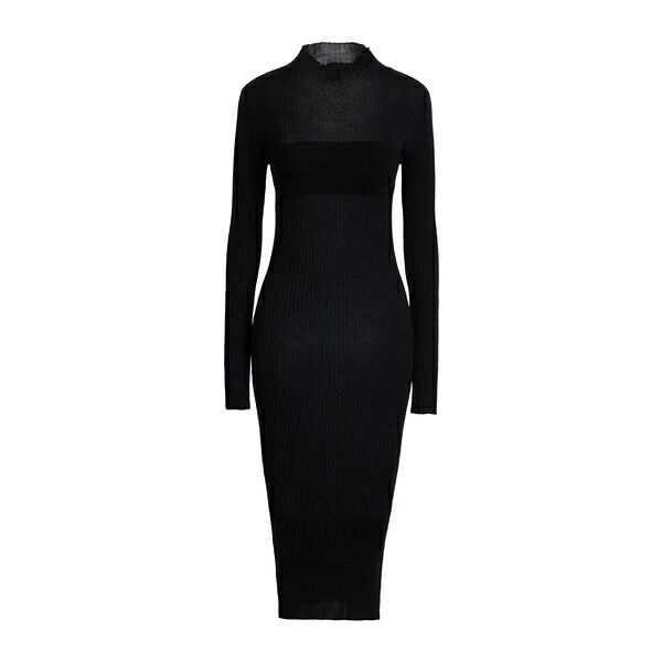 【送料無料】 ピンコ レディース ワンピース トップス Midi dresses Black