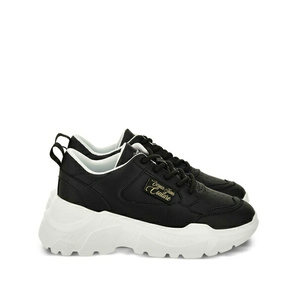 ベルサーチ レディース スニーカー シューズ Logo-detail chunky trainers Black|asty