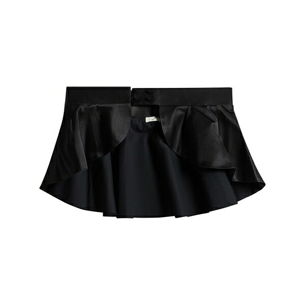 働き口 スタジオズ レディース 三尺帯 付属物 Ruffled satin belt  Black