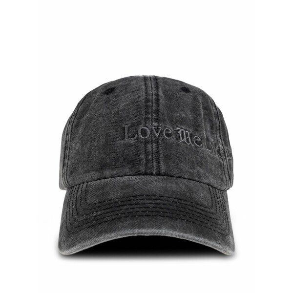ミスビヘイブ メンズ 帽子 アクセサリー Washed logo cap Grey