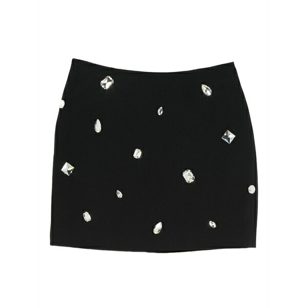 デヴィッド コーマ レディース スカート ボトムス Embellished mini skirt Black｜asty