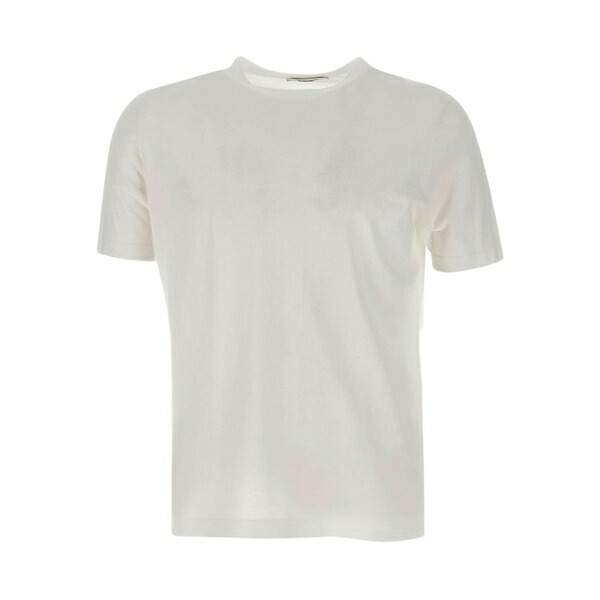 カングラ  メンズ プルオーバー トップス Cotton t-shirt White