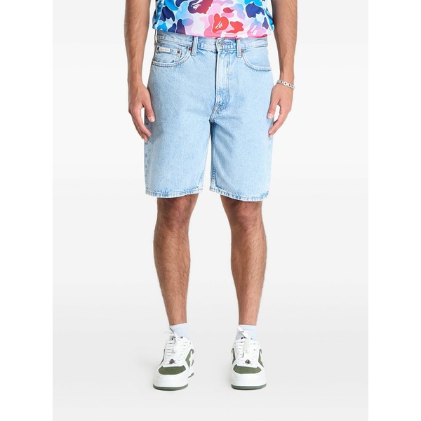 カルバンクライン メンズ 心地好いズボン下 ボトムス Denim shorts Blue