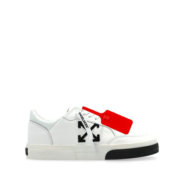 オフホワイト レディース スニーカー シューズ Vulcanized sneakers White｜asty