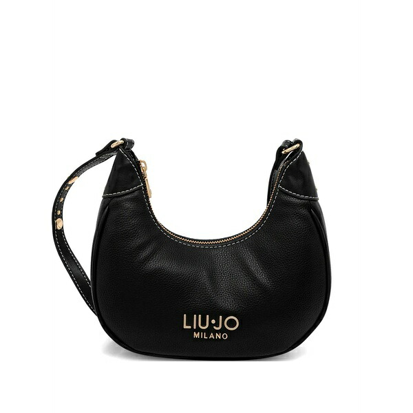リュージョー レディース ショルダーバッグ バッグ Logo shoulder bag Black｜asty