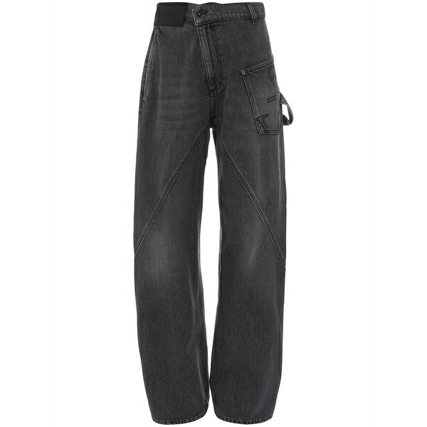 J.W.アンダーソン メンズ デニムパンツ ボトムス Twisted workwear jeans Grey|asty