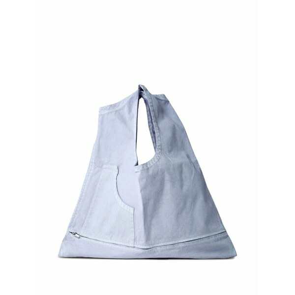 イッセイミヤケ レディース ショルダーバッグ 御徒面子 Panelled patch-pocket shoulder bag Purple