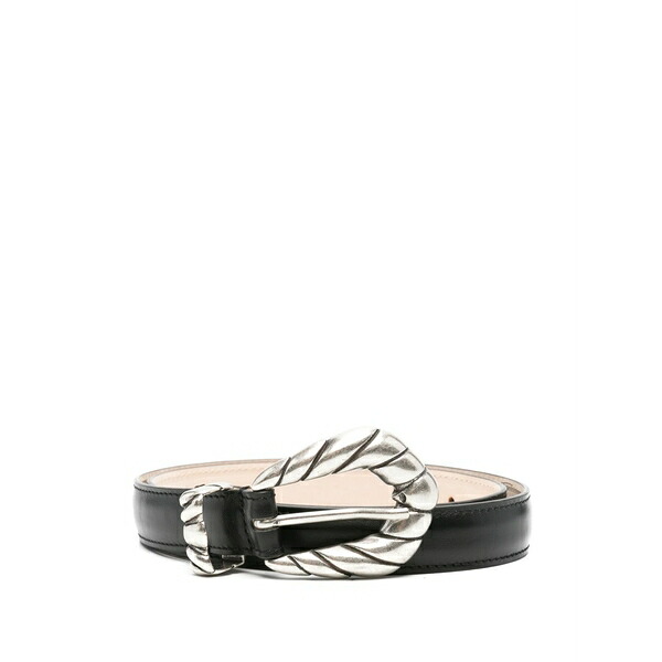 イロ レディース 胴締め 付属物 Embella belt Black ベルト・サスペンダー-レディースベルト