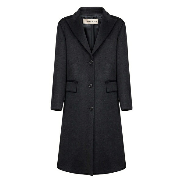 ブランカ ヴィータ レディース 厚地の外套 アウター Clojy coat Black