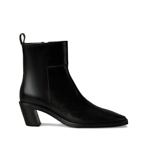 カルバンクライン レディース ブーツ シューズ Square-toe ankle boots Black