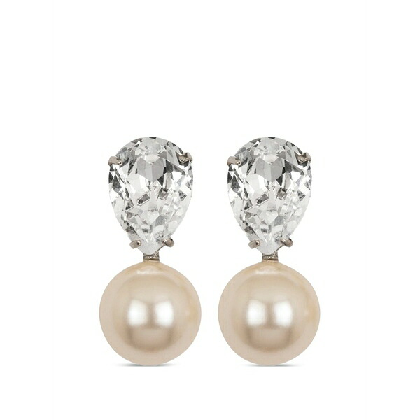 ジェニファーベア レディース ピアス＆イヤリング アクセサリー Cimone crystal earrings Silver｜asty