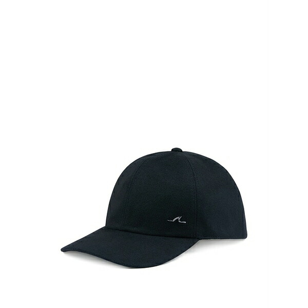 ポールアンドシャーク メンズ かぶり笠 添え物 Cashmere baseball cap Black