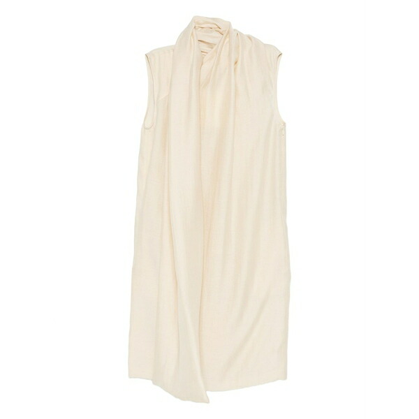 トーテム レディース ワンピース トップス Attached-scarf dress Neutrals｜asty
