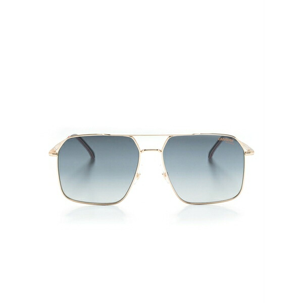 カレーナ メンズ サングラス・アイウェア アクセサリー 333/s geometric-frame sunglasses Gold｜asty