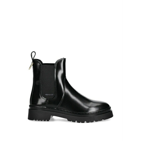 ガント レディース ブーツ シューズ Aligrey pull-tab chelsea boots Black