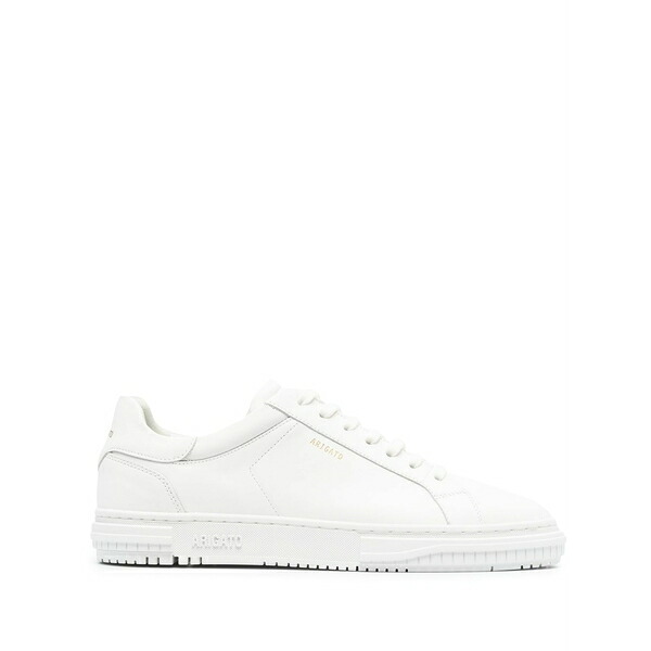 アクセルアリガト メンズ スニーカー シューズ Atlas logo-print low-up sneakers White