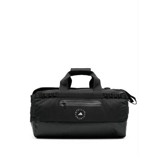 アディダス メンズ ボストンバッグ 御徒面子 X stella mccartney 24/7 logo-print bag Black