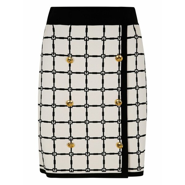 エリザベスフランキ レディース スカート ボトムス Jacquard skirt White｜asty