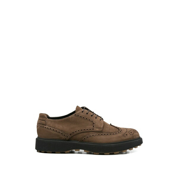 ファビ メンズ 御召しものシューズ シューズ Brogue derby shoes Brown