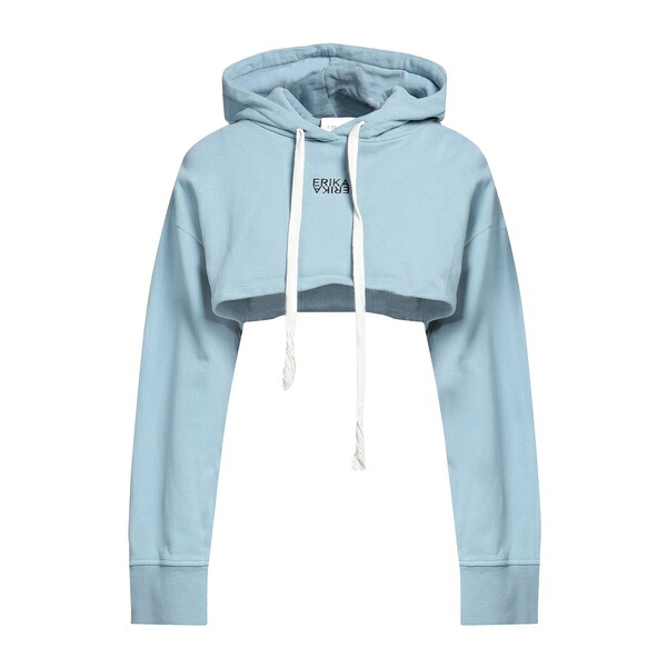 【送料無料】 エリカ・カヴァリーニ レディース パーカー・スウェットシャツ アウター Sweatshirts Azure