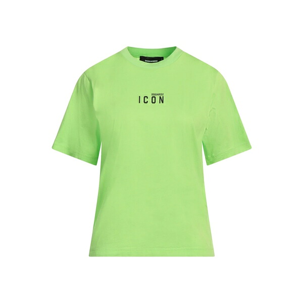 【送料無料】 ディースクエアード レディース Tシャツ トップス T-shirts Green