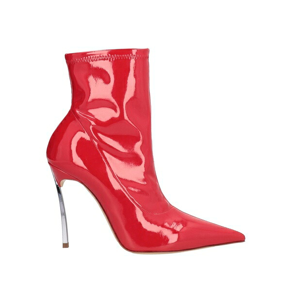 【送料無料】 カサディ レディース ブーツ シューズ Ankle boots Red｜asty