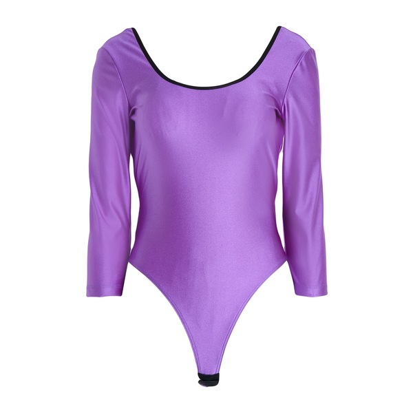 【送料無料】 ロベルトカヴァリ レディース Tシャツ トップス Bodysuits Purple