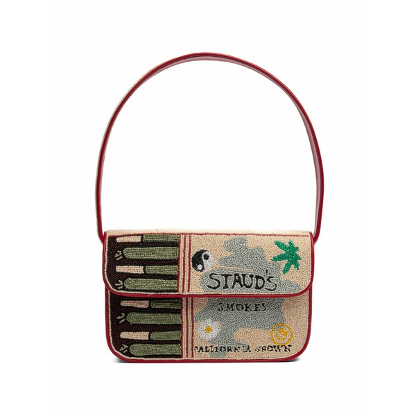 ステゥド レディース ショルダーバッグ バッグ Tommy beaded shoulder bag Neutrals