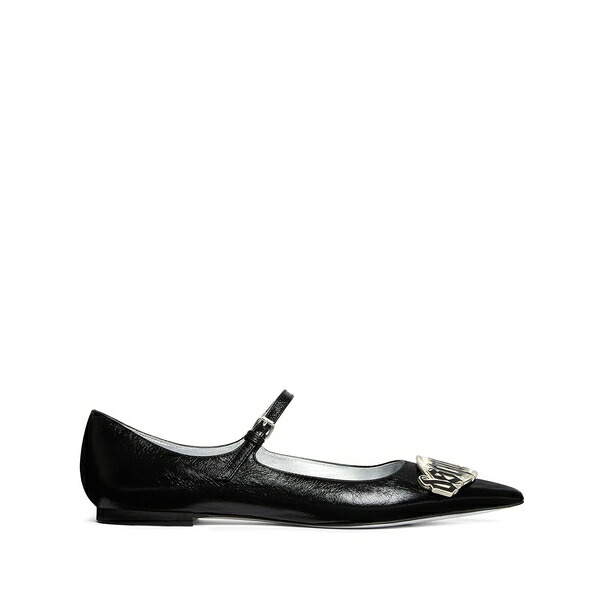 ディースクエアード レディース サンダル シューズ Gothic leather ballerina shoes Black