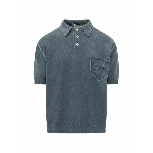 ディースクエアード メンズ ポロシャツ トップス Short-sleeved polo-shirt Blue|asty