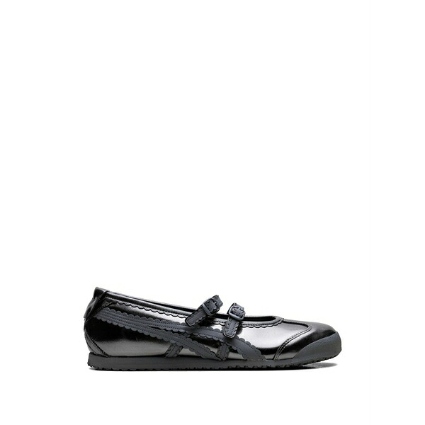オニツカタイガー レディース サンダル シューズ Mexico 66 tgrs buckle-strap sneakers Black
