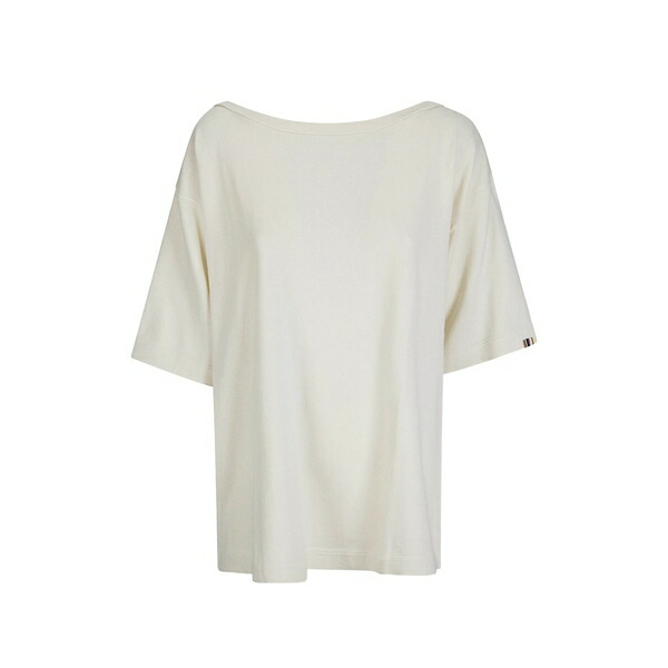 エクストリームカシミア レディース Tシャツ トップス Short-sleeve collum t-shirt Neutrals｜asty 69,740円