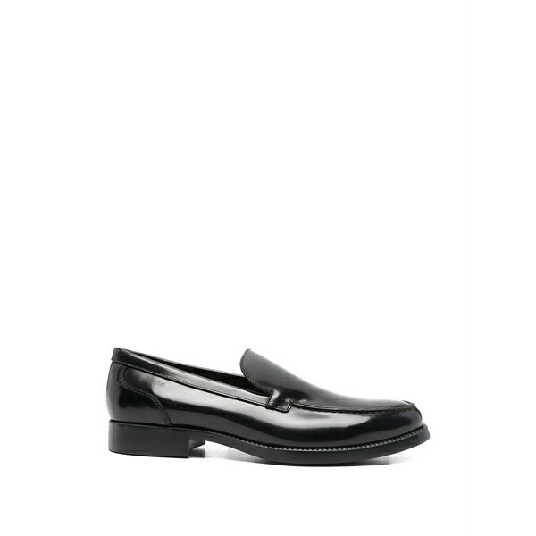 ハラ鵞鳥 メンズ スリッポン・ローファー シューズ Brian leather loafers Blue