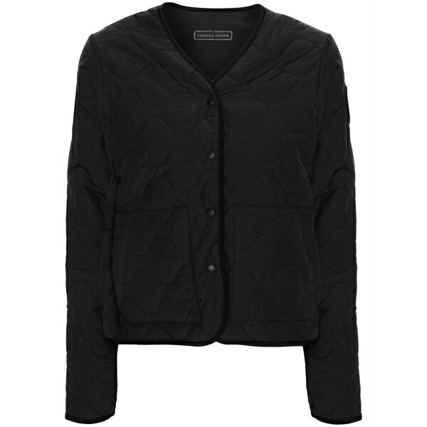 カナダグース レディース 上衣＆上衣 アウター Annex liner collarless jacket Black