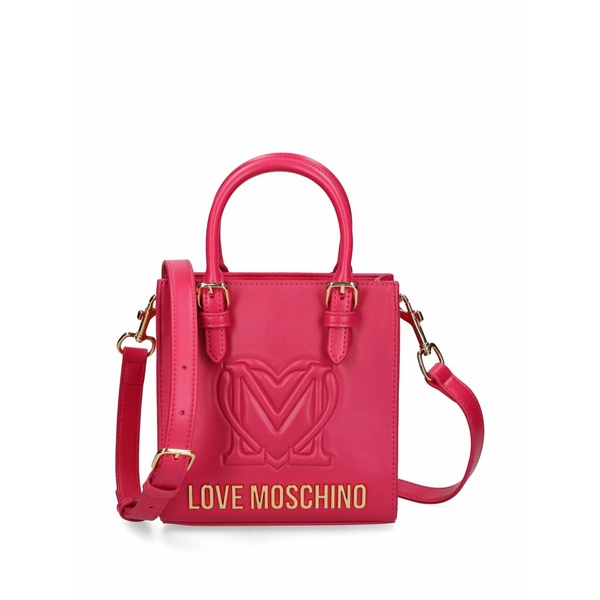 ラブ モスキーノ レディース トートバッグ バッグ Logo-lettering tote bag Pink|asty