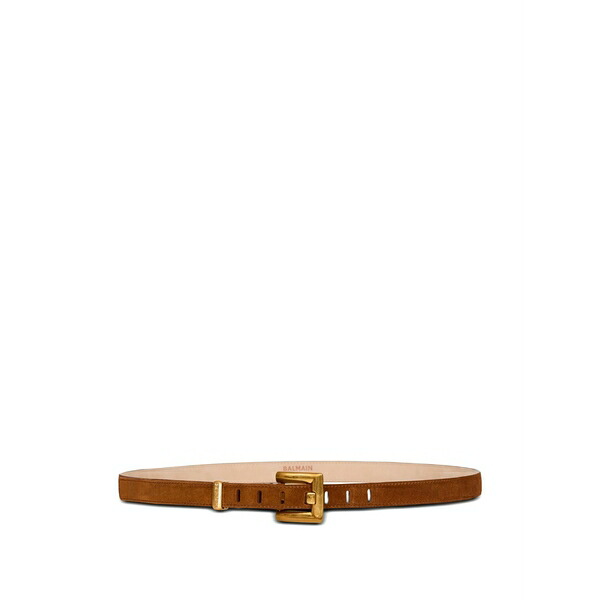 バルマン レディース 三尺帯 付属物 Suede belt Green