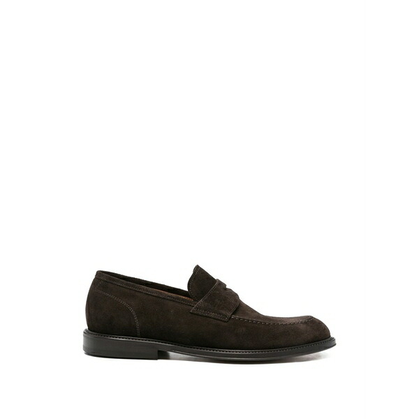 緑であること・ジョージ メンズ スリッポン・ローファー シューズ Panelled loafers Brown