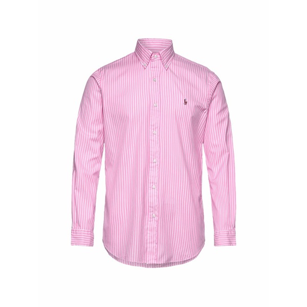 ラルフローレン メンズ シャツ トップス Striped shirt Pink｜asty