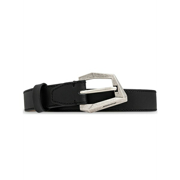 アーダーエラー メンズ 胴締め 佩び物 Leather belt Black