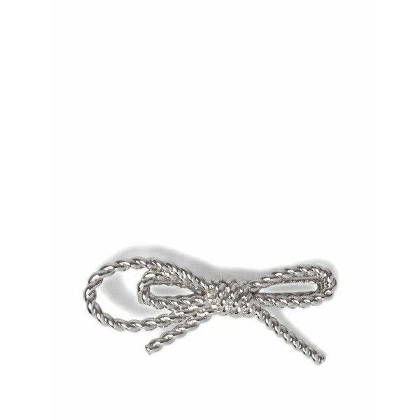 クローディピエルロ レディース ヘアアクセサリー アクセサリー Bow knot hair clip Silver｜asty