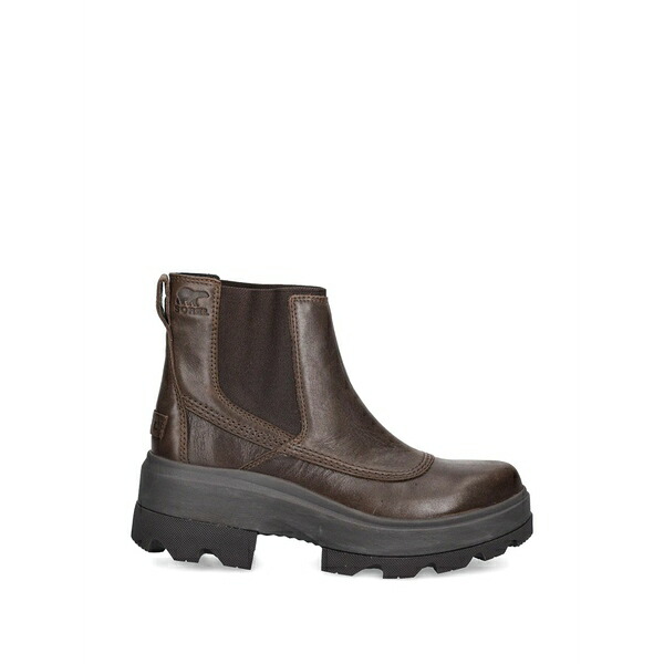 ソレル レディース ブーツ シューズ Joan pull-tab chelsea boots Brown