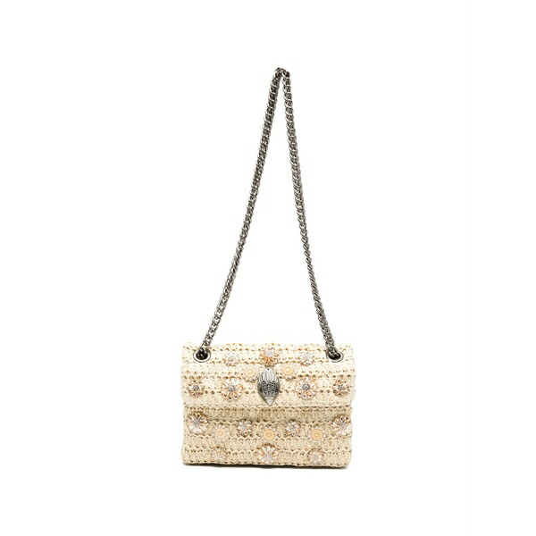 カートジェイガーロンドン レディース ショルダーバッグ 御徒面子 Floral-embellishment chain cross body bag Neutrals
