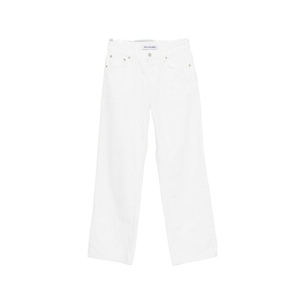ウォン御手々赤いこと メンズ ジーンズズボン下 ボトムス Genoa flare-leg jeans White メンズファッション-ズボン・パンツ