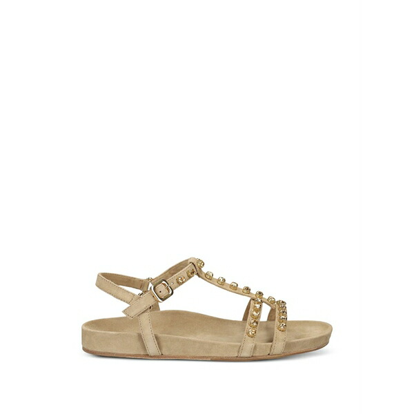 ケネルアンドシュメンガー レディース サンダル シューズ Crystal-embellished leather sandals Neutrals