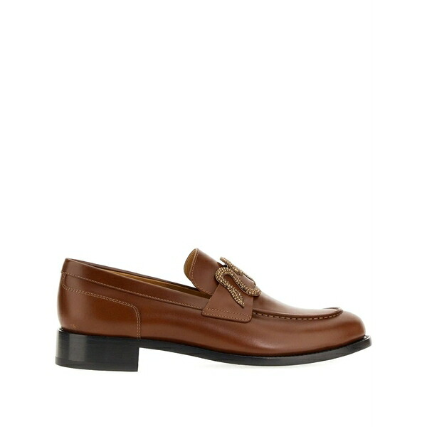 ルネ カオヴィラ レディース スリッポン・ローファー シューズ Embellished loafers Brown|asty