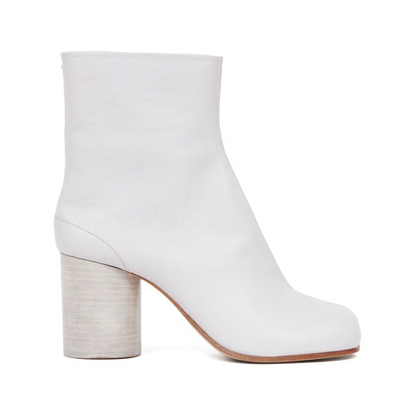 マルタンマルジェラ レディース ブーツ シューズ 80mm tabi leather ankle boots Purple|asty