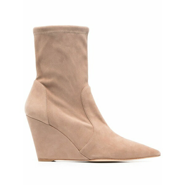 スチュアート ワイツマン レディース ブーツ シューズ 160粍 concealed-wedge ankle boots Neutrals