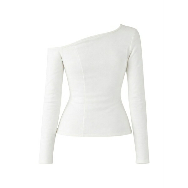 マルセラ レディース シャツ トップス Sylvan asymmetric top White｜asty